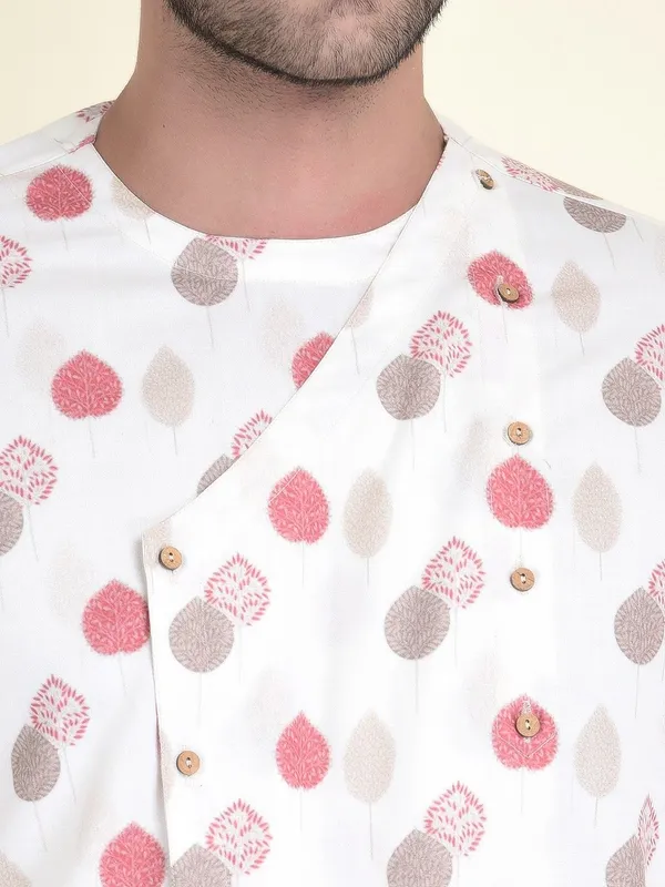 Tabard_Men_Printed_Straight_Kurta_(White)