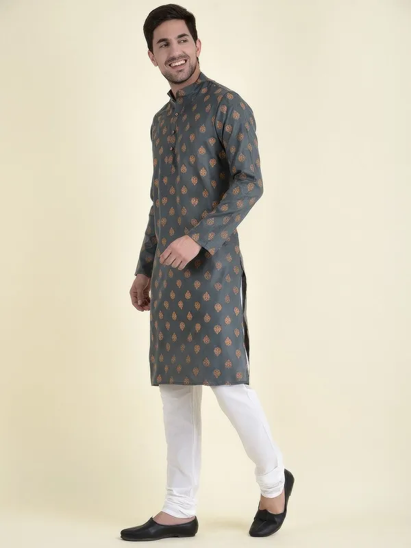 Tabard_Men_Printed_Straight_Kurta_(Multicolor)
