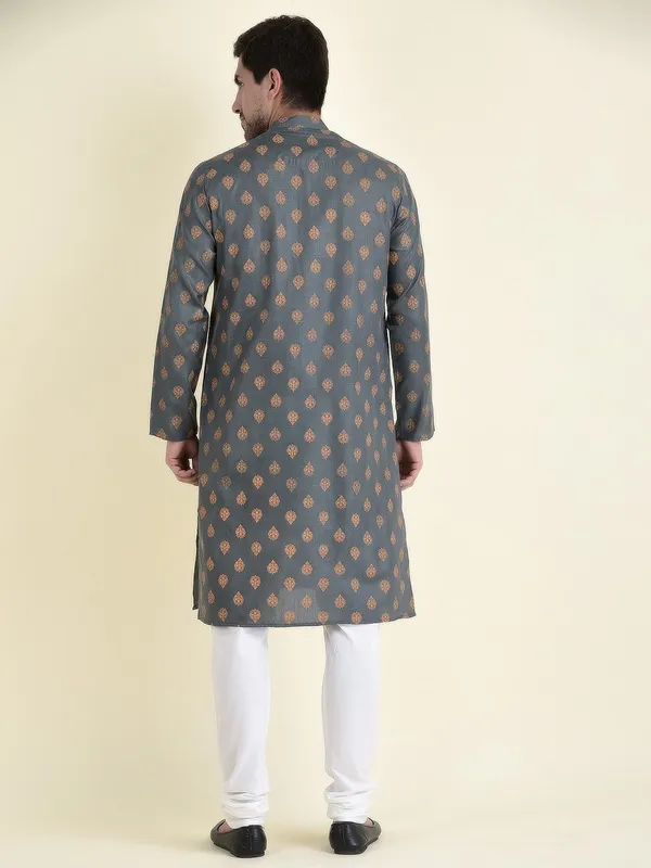 Tabard_Men_Printed_Straight_Kurta_(Multicolor)