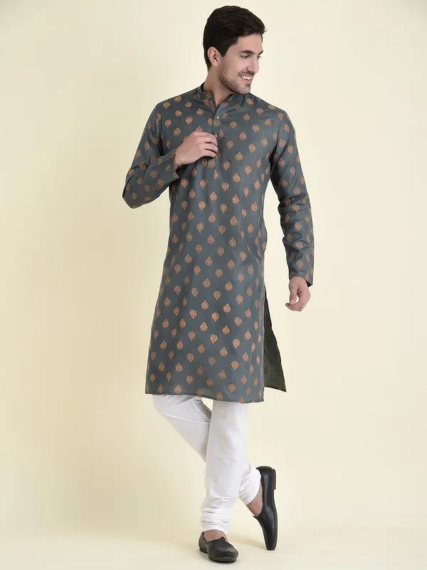 Tabard_Men_Printed_Straight_Kurta_(Multicolor)