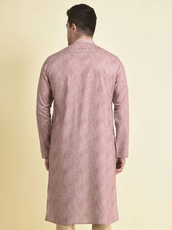 Tabard_Men_Printed_Straight_Kurta_(Pink)