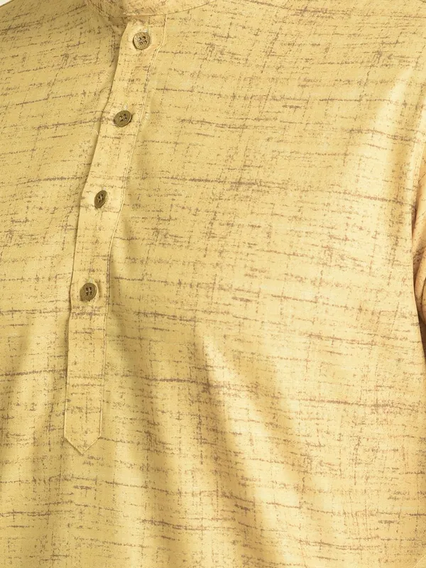 Tabard_Men_Self_Design_Straight_Kurta_(Yellow)