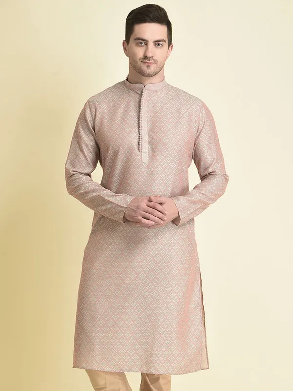 Tabard_Men_Printed_Straight_Kurta_(Purple)