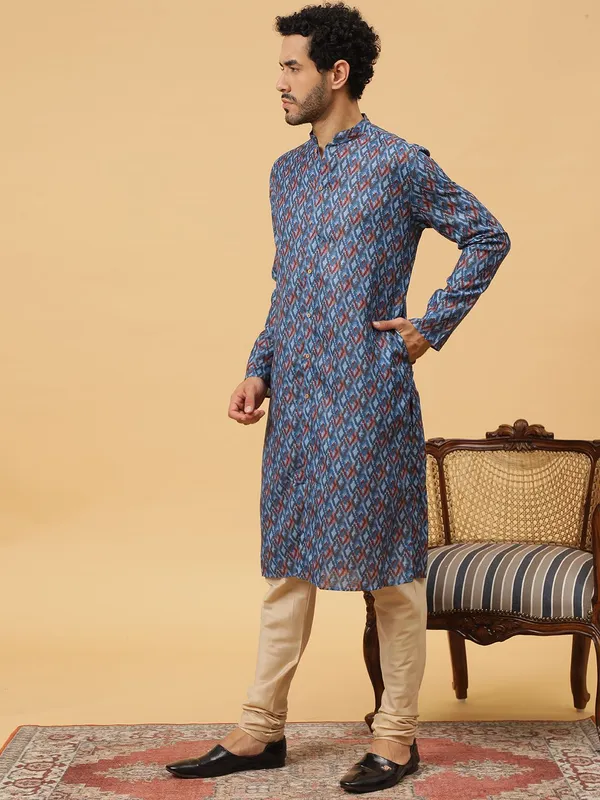 Tabard_Men_Printed_Ethnic_Dress_Kurta_(Multicolor)
