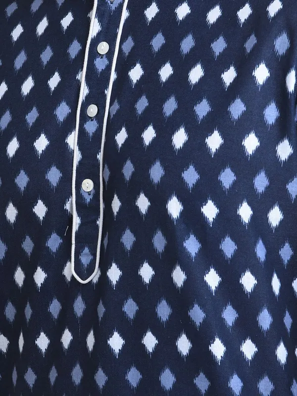 Tabard_Men_Printed_Straight_Kurta_(Blue)