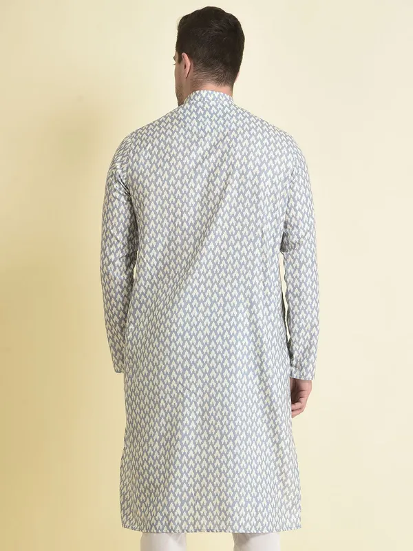 Tabard_Men_Printed_Straight_Kurta_(Blue)