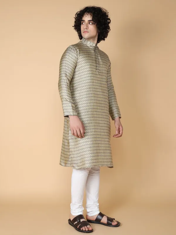 Tabard_Men_Printed_Straight_Kurta_(Beige)