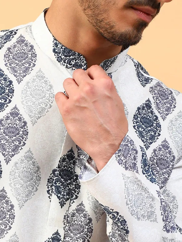 Tabard_Men_Printed_Straight_Kurta_(Beige)