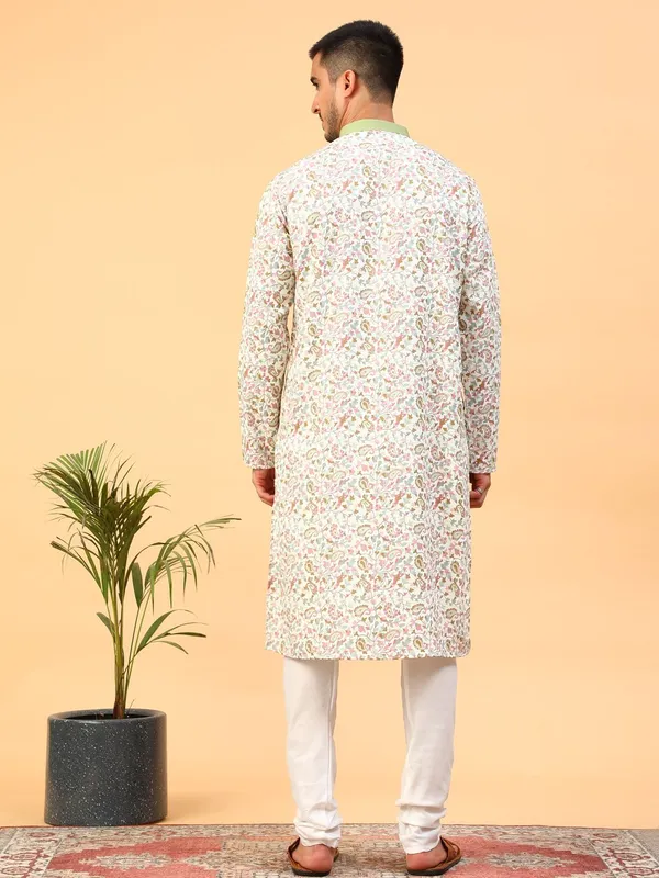 Tabard_Men_Printed_Straight_Kurta_(Beige)