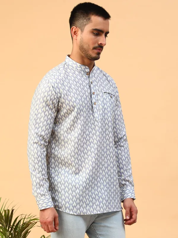 Tabard_Men_Printed_Straight_Kurta_(Blue)