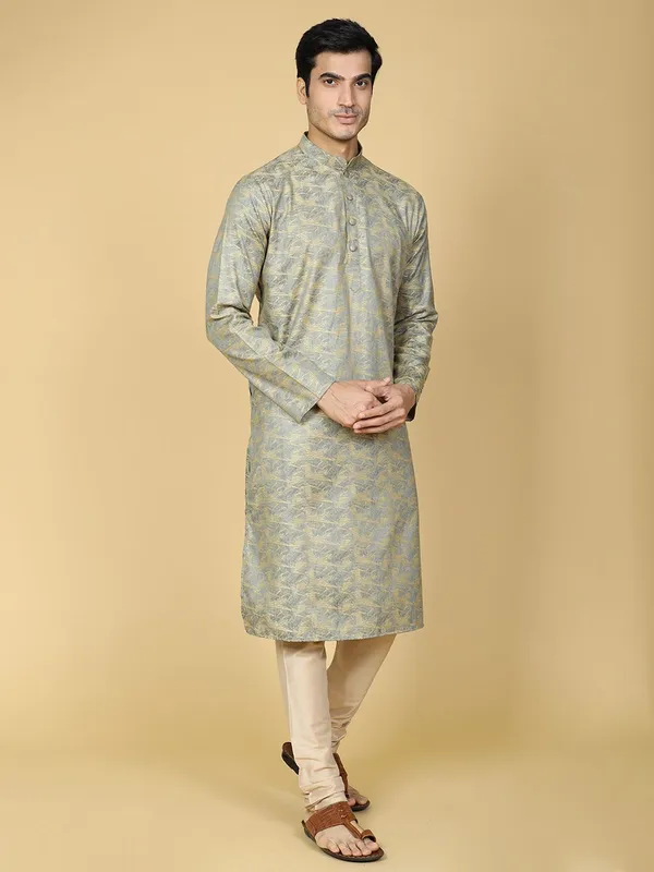 Tabard_Men_Embroidered_Straight_Kurta_(Blue)
