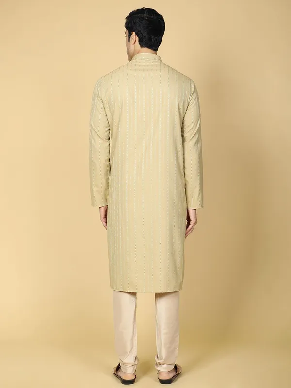 Tabard_Men_Embroidered_Straight_Kurta_(Beige)