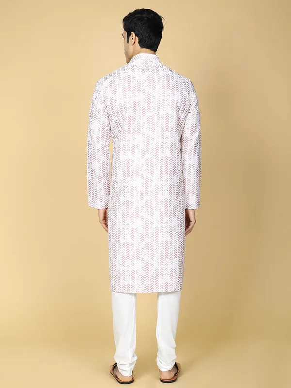 Tabard_Men_Embroidered_Straight_Kurta_(Red)