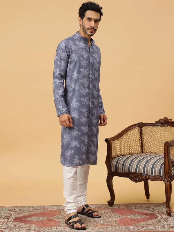 Tabard_Men_Embroidered_Straight_Kurta_(Blue)