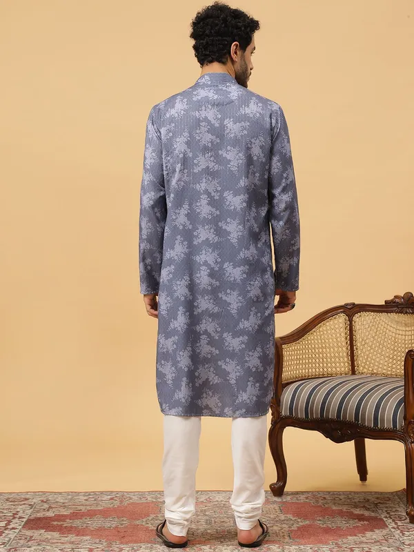 Tabard_Men_Embroidered_Straight_Kurta_(Blue)