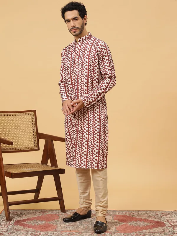 Tabard_Men_Embroidered_Straight_Kurta_(Brown,_White)