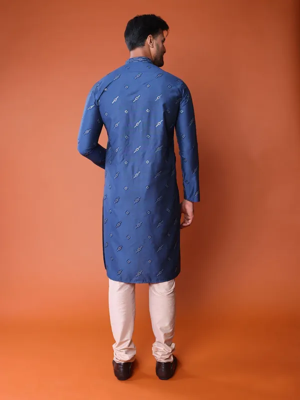 Tabard_Men_Printed_Ethnic_Dress_Kurta_(Blue)