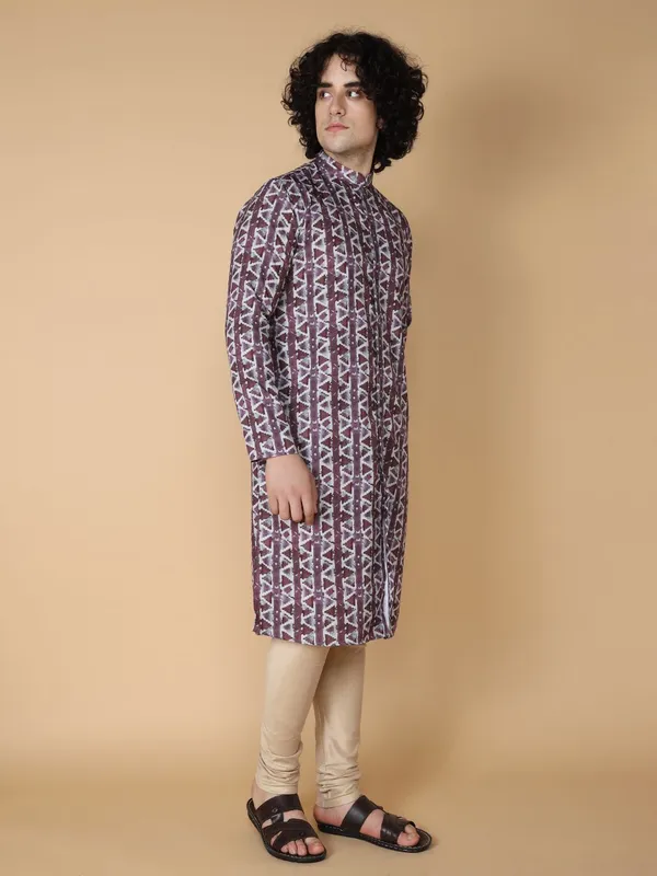 Maroon_Kurta_Set
