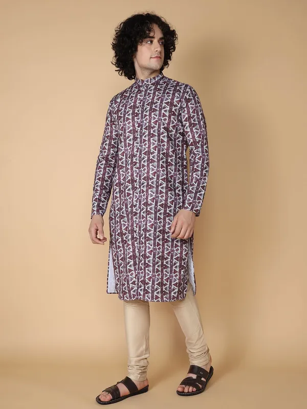 Maroon_Kurta_Set