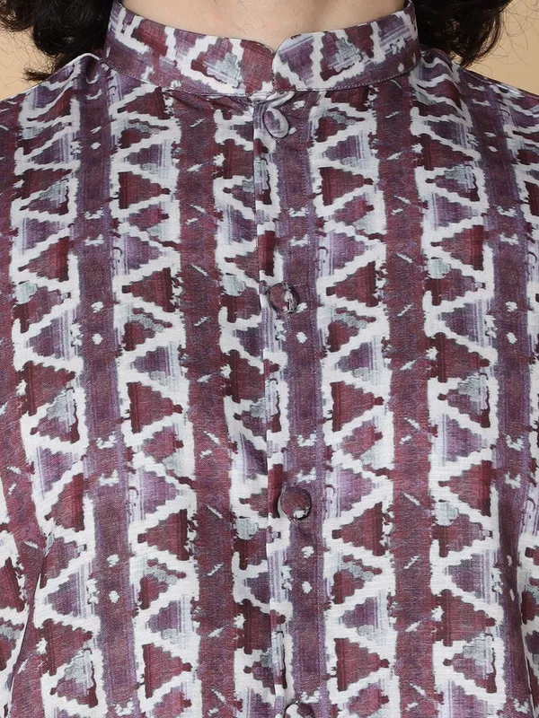 Maroon_Kurta_Set