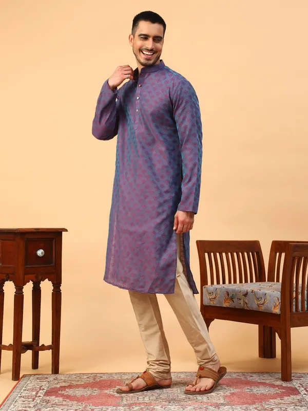 Purple_Kurta_Set