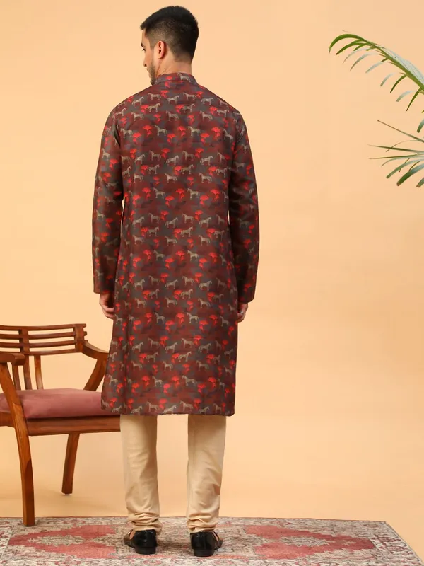 Maroon_Kurta_Set