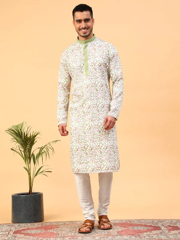 Cream_Kurta_Set