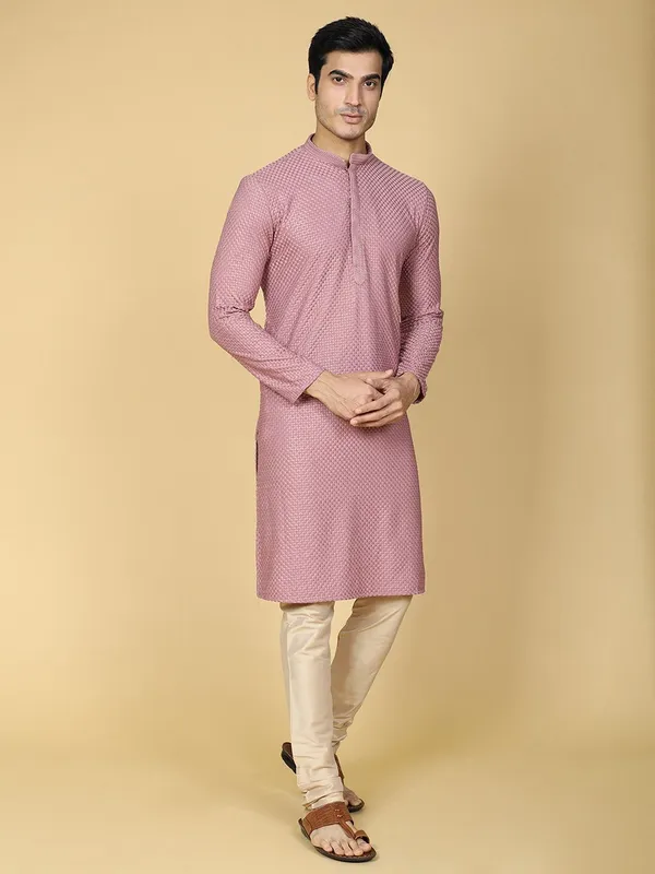 Purple_Kurta_Set