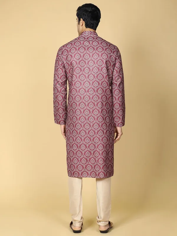 Maroon_Kurta_Set