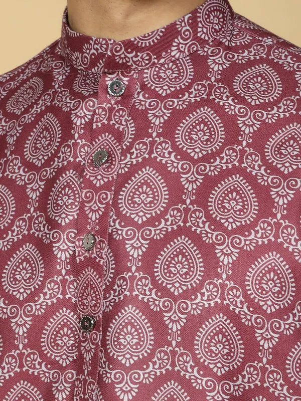 Maroon_Kurta_Set