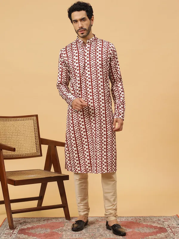 Maroon_Kurta_Set