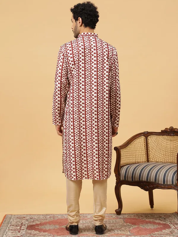 Maroon_Kurta_Set
