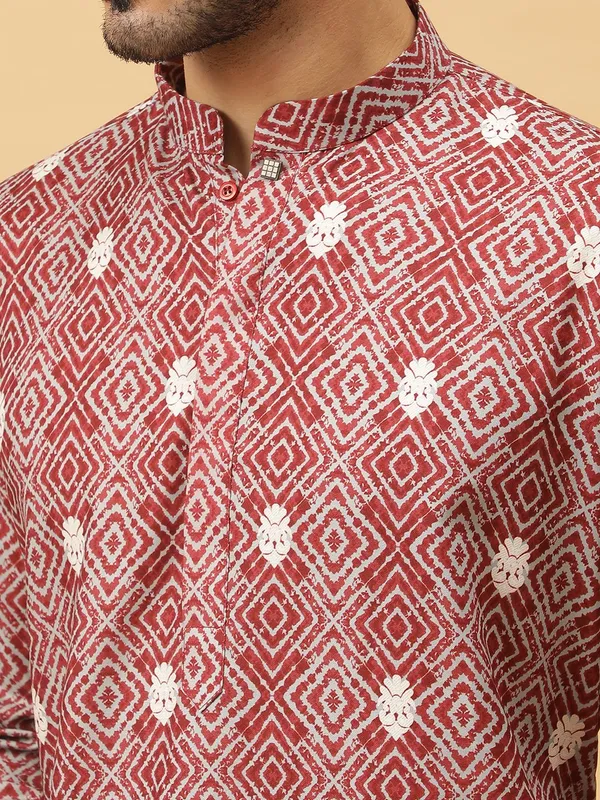 Maroon_Kurta_Set