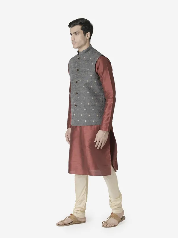 Tabard_Men_Kurta_Churidar_Ethnic_Jacket_Set