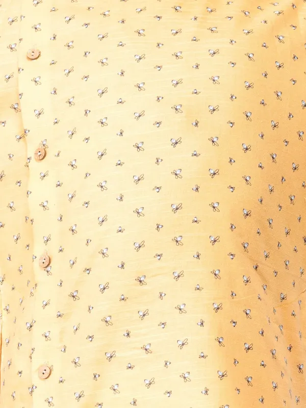 Tabard_Boys_Printed_Straight_Kurta_(Yellow)