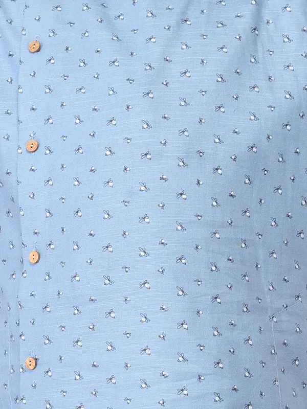 Tabard_Boys_Printed_Straight_Kurta_(Blue)