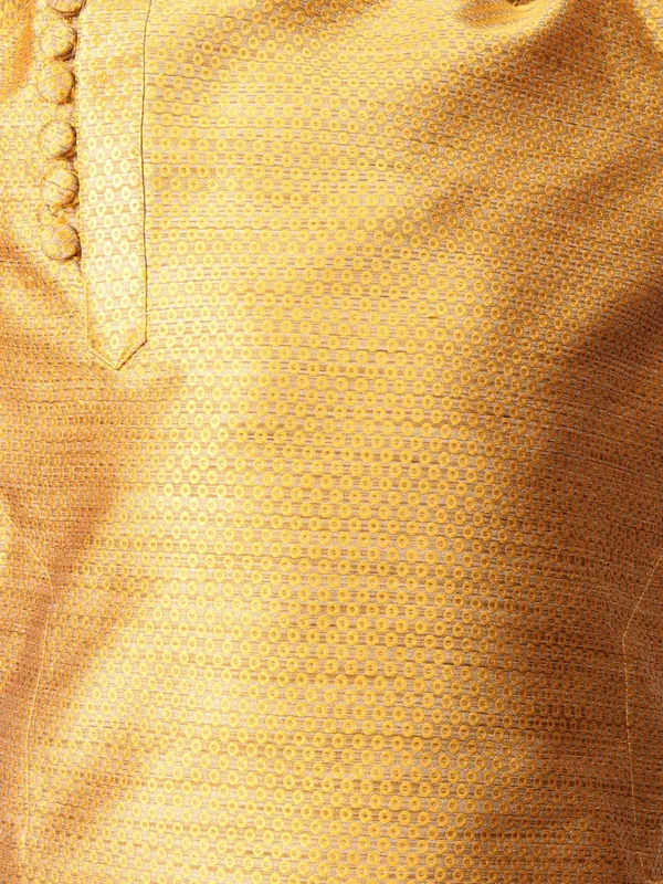 Tabard_Boys_Printed_Straight_Kurta_(Yellow)