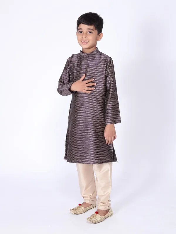 Tabard_Boys_Printed_Straight_Kurta_(Blue)