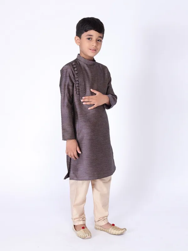 Tabard_Boys_Printed_Straight_Kurta_(Blue)