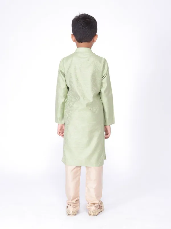 Tabard_Boys_Printed_Straight_Kurta_(Green)