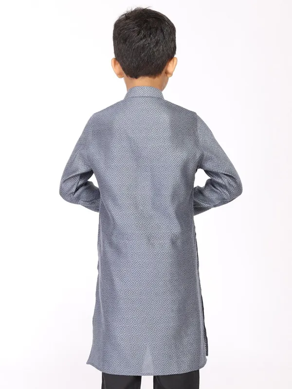 Tabard_Boys_Printed_Straight_Kurta_(Blue)