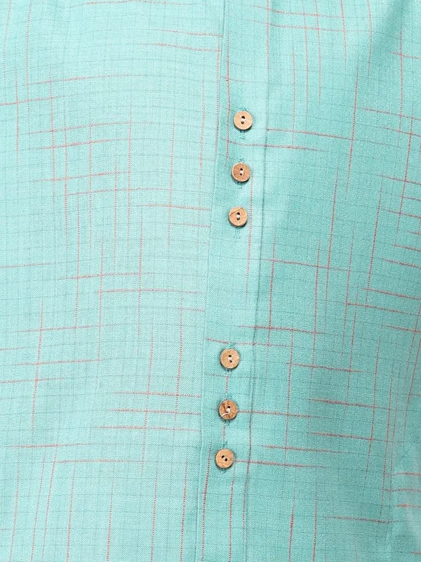 Tabard_Boys_Printed_Straight_Kurta_(Green)
