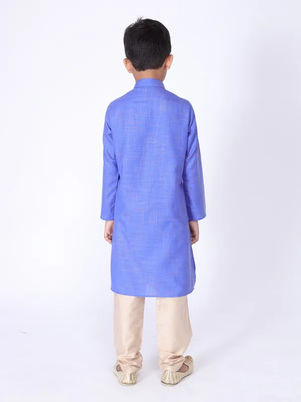 Tabard_Boys_Printed_Straight_Kurta_(Blue)