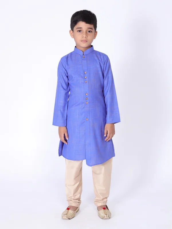 Tabard_Boys_Printed_Straight_Kurta_(Blue)