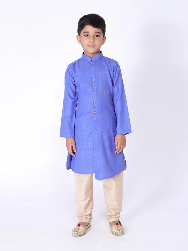 Tabard_Boys_Printed_Straight_Kurta_(Blue)