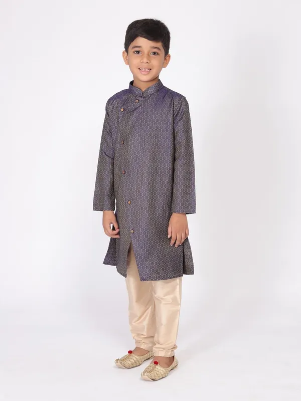 Tabard_Boys_Printed_Straight_Kurta_(Blue)