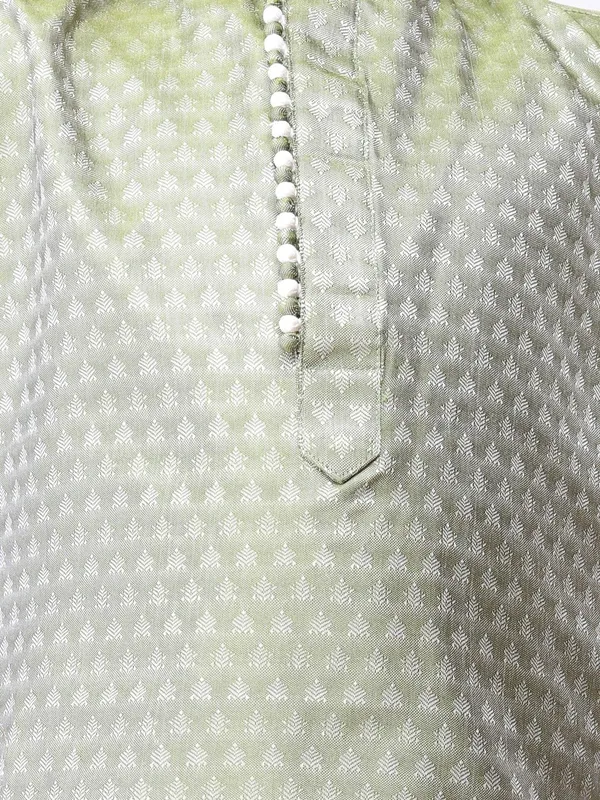 Tabard_Boys_Printed_Straight_Kurta_(Green)