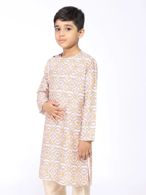 Tabard_Boys_Printed_Straight_Kurta_(Grey)