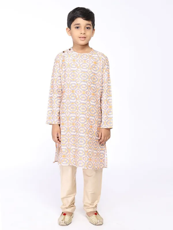 Tabard_Boys_Printed_Straight_Kurta_(Grey)