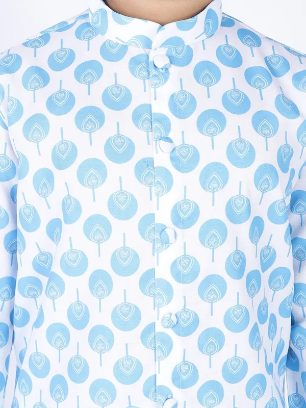 Tabard_Boys_Printed_Straight_Kurta_(Blue)